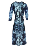 CVRGE Hannah Blue Tie Dye Hi Low Swim Dress myselflingerie.com