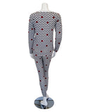 Flora Nikrooz Q81114 Maddie Hacci Heart Print Supersoft Knit PJ's Set myselflingerie.com