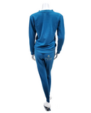 Flora Nikrooz Q81173 Blaire Seaport Fleece Lined Modal Pajamas Set myselflingerie.com