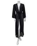 ROBE3 Black Sheer Classic Organza Robe