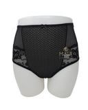 U2763 Black Serena Lace Brief