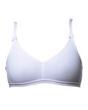 100-418 Alma White Beginner's Wirefree Bra 2 Pack