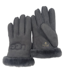 20931 Metal Sheepskin Embroidered Gloves