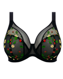 300902 Samira Black Embroidered Underwire Bra