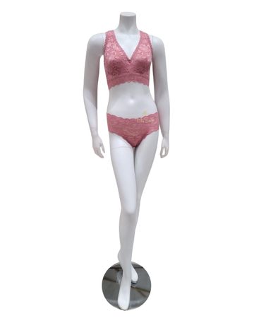 Cosabella NEVER1355 + 07ZL Nuovo Mauve Curvy Bralette & Shorts Set myselflingerie.com