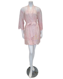 197X Petal Pink Darling Lace Cover Up Plus Sizes