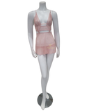 7375 Rose Convertible Babydoll with Matching Thong