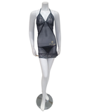 Mapale 7383 Floral Design Babydoll with Matching G-String myselflingerie.com