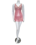 Montelle 9480 Rose Clay/Blush Blushing Bust Support Babydoll Set myselflingerie.com