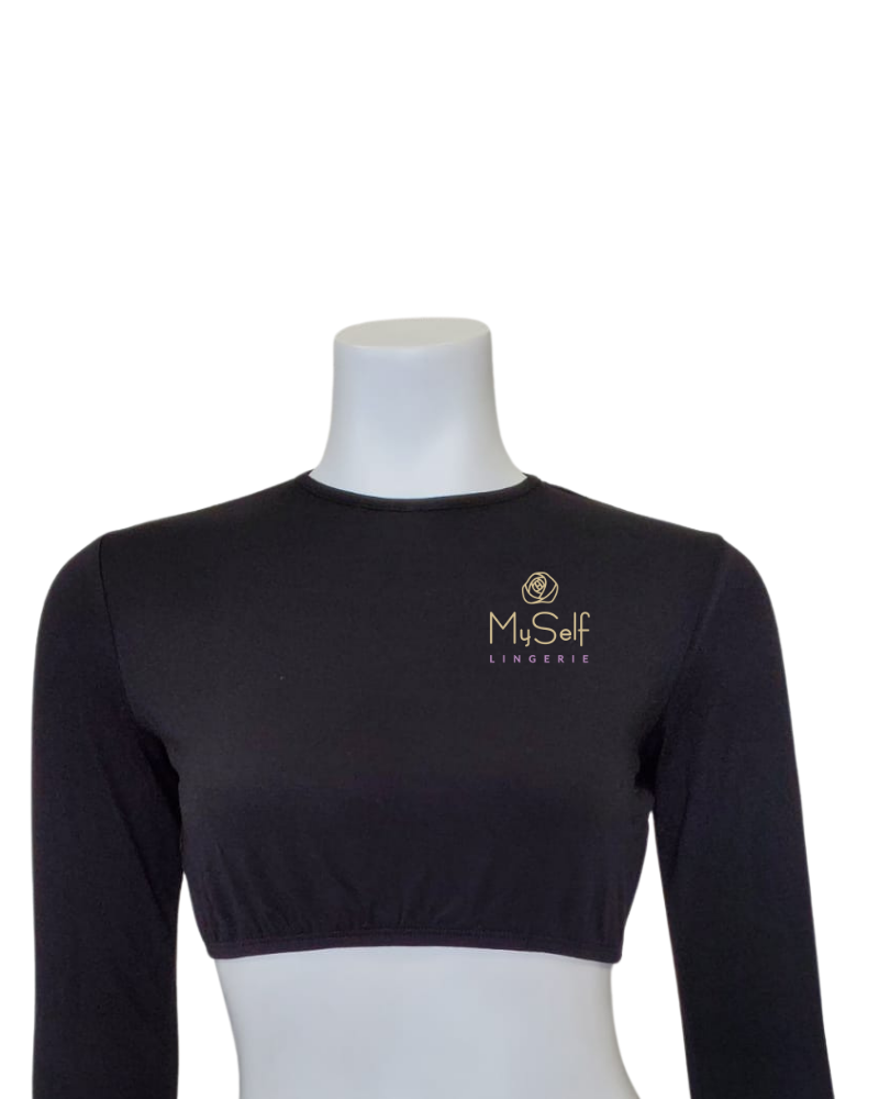 Gemsli SH318 Crop Long Sleeve Shell myselflingerie.com