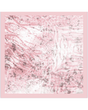Tie Ur Knot Pastel Pink Snakeskin Watercolor Untied Scarf MYSELFLINGERIE.COM