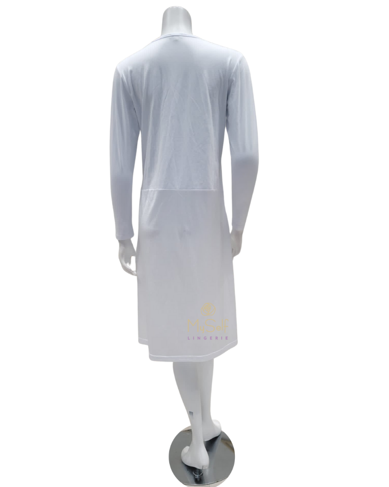 Gemsli FK335 37" Organic Cotton Long Sleeve Shell Slip MYSELFLINGERIE.COM