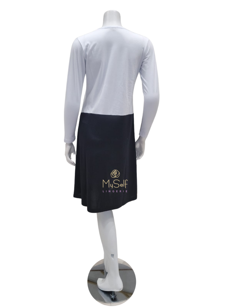 Gemsli FK335 39" Organic Cotton Long Sleeve Shell Slip MYSELFLINGERIE.COM