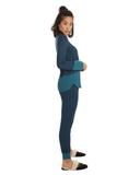 Me Moi CPJ07159 Ocean Navy Two Tone Modal Pajamas Set myselflingerie.com