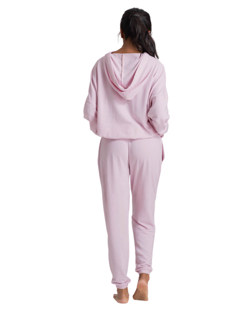 Dorina D000915 Pink Genesis Modal Hooded Pajamas Set MYSELFLINGERIE.COM