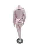 Flora Nikrooz Q81242 Pink Alison Hacci Knit PJ's Set myselflingerie.com