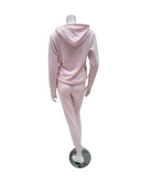 Flora Nikrooz Q81242 Pink Alison Hacci Knit PJ's Set myselflingerie.com