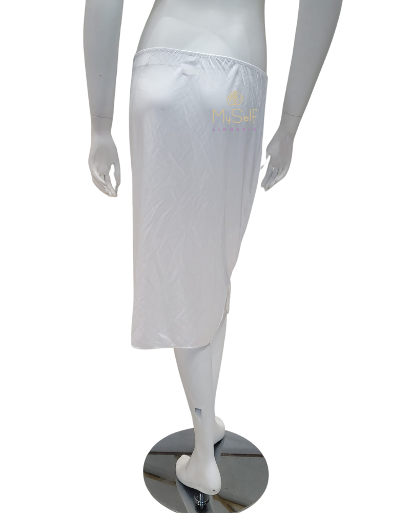 Nina Von C 22 270 111 24" White A Line Half Slip with Slit myselflingerie.com