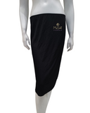 Nina Von C 22 270 111  24" Black A Line Half Slip with Slit myselflingerie.com