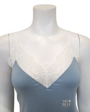 Samantha Chang 1116-9524-IW White Lace Iceberg Modal Cami Set myselflingerie.com
