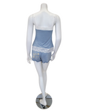 Samantha Chang 1116-9524-IW White Lace Iceberg Modal Cami Set myselflingerie.com