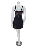 Cosabella SAVON9502 Black/Mandorla Curvy Chemise & G-String Set myselflingerie.com