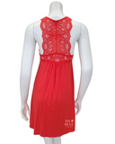 Fleur't 630 Goji Lace T-Back Short Modal Chemise myselflingerie.com