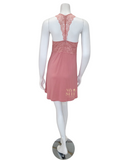 Fleur't 6029 Rosette Bride to Be Triangle Modal Chemise myselflingerie.com
