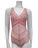 Montelle 9479 Rose Clay/Blush Blushing Tanga Bodysuit myselflingerie.com