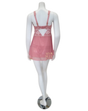 Montelle 9480 Rose Clay/Blush Blushing Bust Support Babydoll Set myselflingerie.com