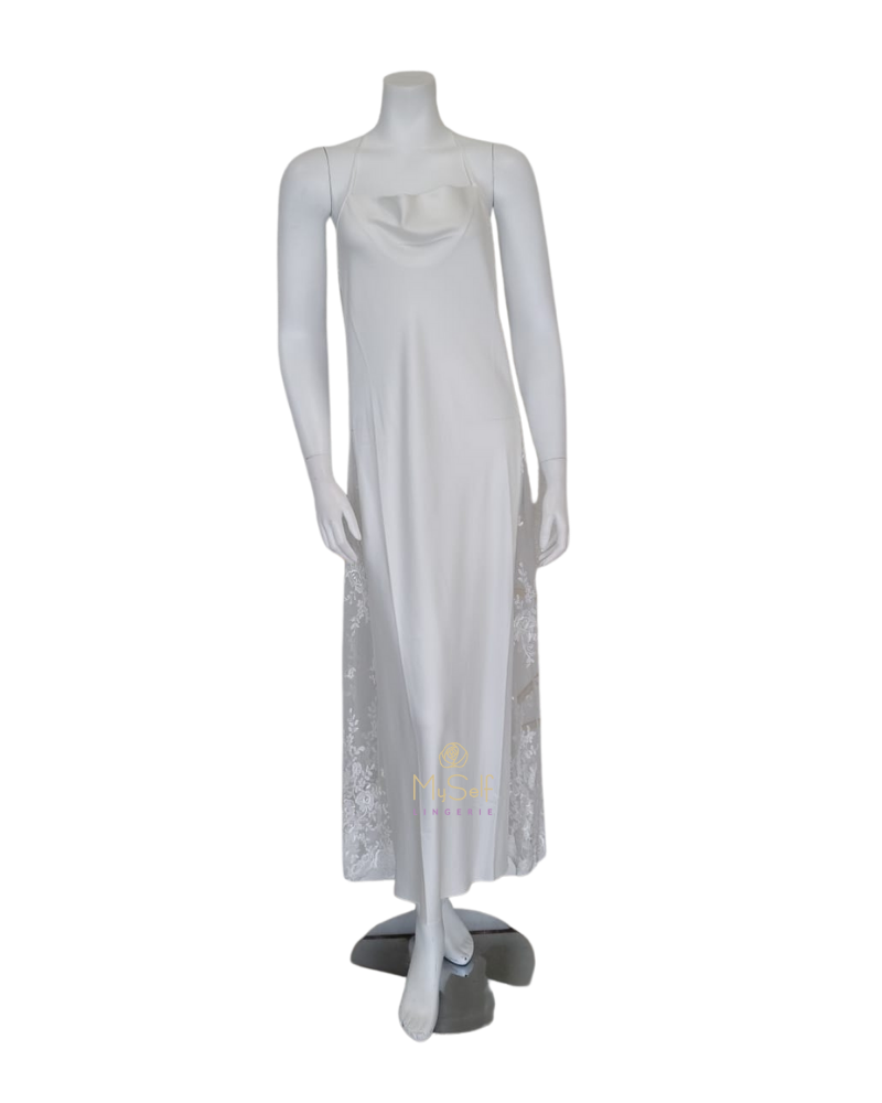 Rya Collection 219 Darling Lace Panel Gown myselflingerie.com