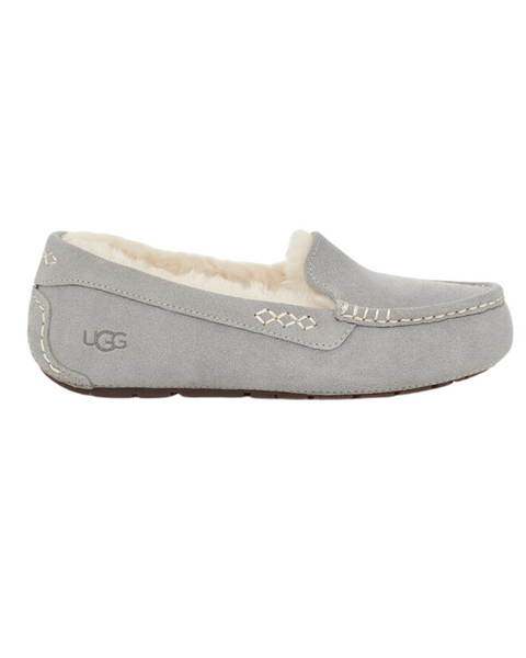 Light grey ugg slippers best sale