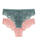 DORINA D000761 + D000322 Green & Pink Mia Bralette Set 2 Pack MYSELFLINGERIE.COM