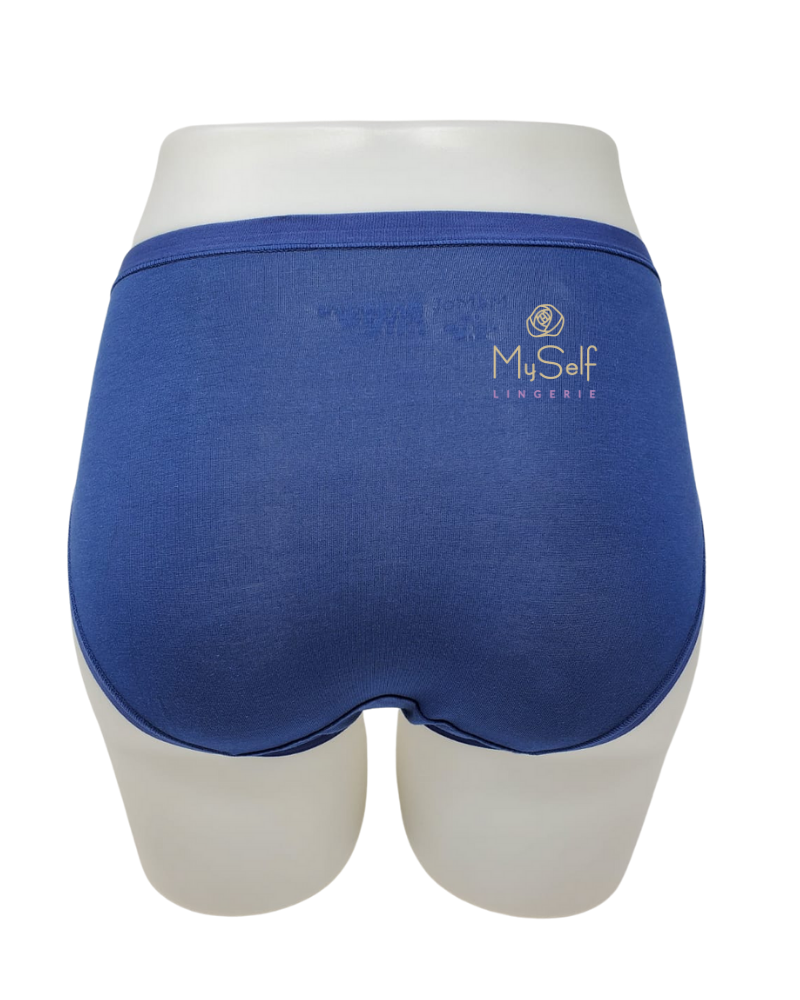 Me Moi MU-1014 3pk Midnight Blue Cotton Hipsters