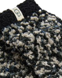 UGG UAS0011W Black/Grey Cozy Chenille Socks myselflingerie.com