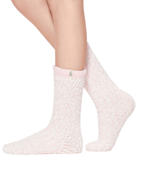 UGG Pink Chenille Seashell Socks Socks – - Cozy UGG