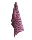 Tie Ur Knot Berry Snakeskin Print Square myselflingerie.com