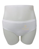 Me Moi White Cotton Hipsters