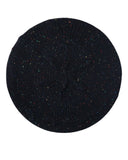 Waffle Knit Navy/Colorful Speckled Beret