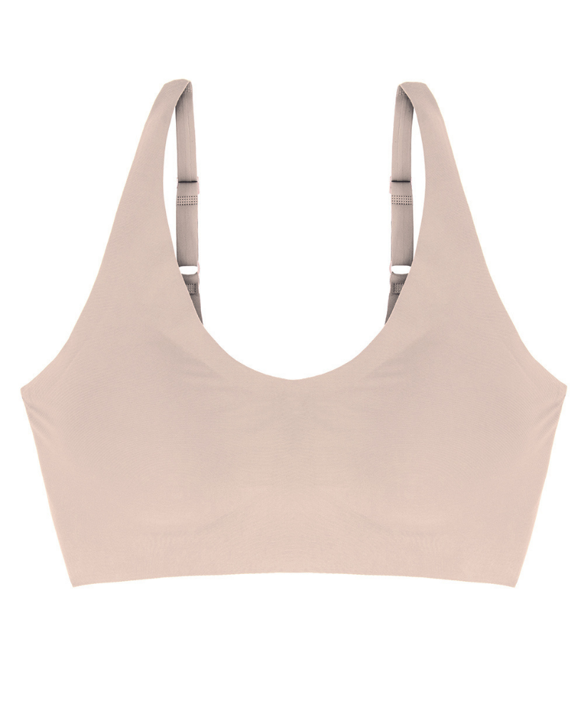 Dorina D000239 Beige Harper Soft Padded Wire Free Bra with Hooks myselflingerie.com
