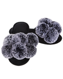 MZP05446 Luxe Pompom Plush Slippers