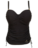 Fantasie 6356 Black Ottawa Underwire Tankini Top MYSELFLINGERIE.COM