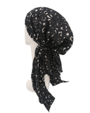 SG Black/White Leopard Cotton Pre-Tied Bandanna