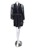 Rya Collection 197X Black Darling Lace Cover Up Plus Sizes myselflingerie.com