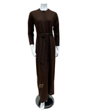 FW23MR04 Chocolate/Black Alison Modal Morning Robe