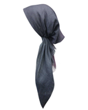 HS405A Black Ombre' Adjustable Pre-Tied Bandanna with Velvet Grip