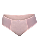 You Blush Lace Jacquard & Mesh Pearl  Brief