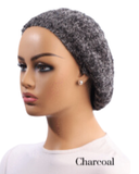LCOLCNSNBLG Logo Charcoal Grey Lurex Lined Chenille