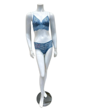 Cosabella PRETA1301 + 0721 Aasmani Blue/Navy Blue Pret A Porter Bralette Set myselflingerie.com