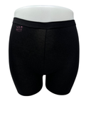 120 Black Cotton Blend Briefs with Legs